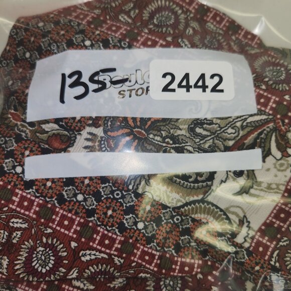 Nail  Floral Print Tunic Blouse Womens 2X 3/4 Sleeve Lightweight 2442 - Picture 9 of 9